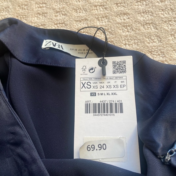 NWT Zara Satin maxi skirt - Picture 2 of 2